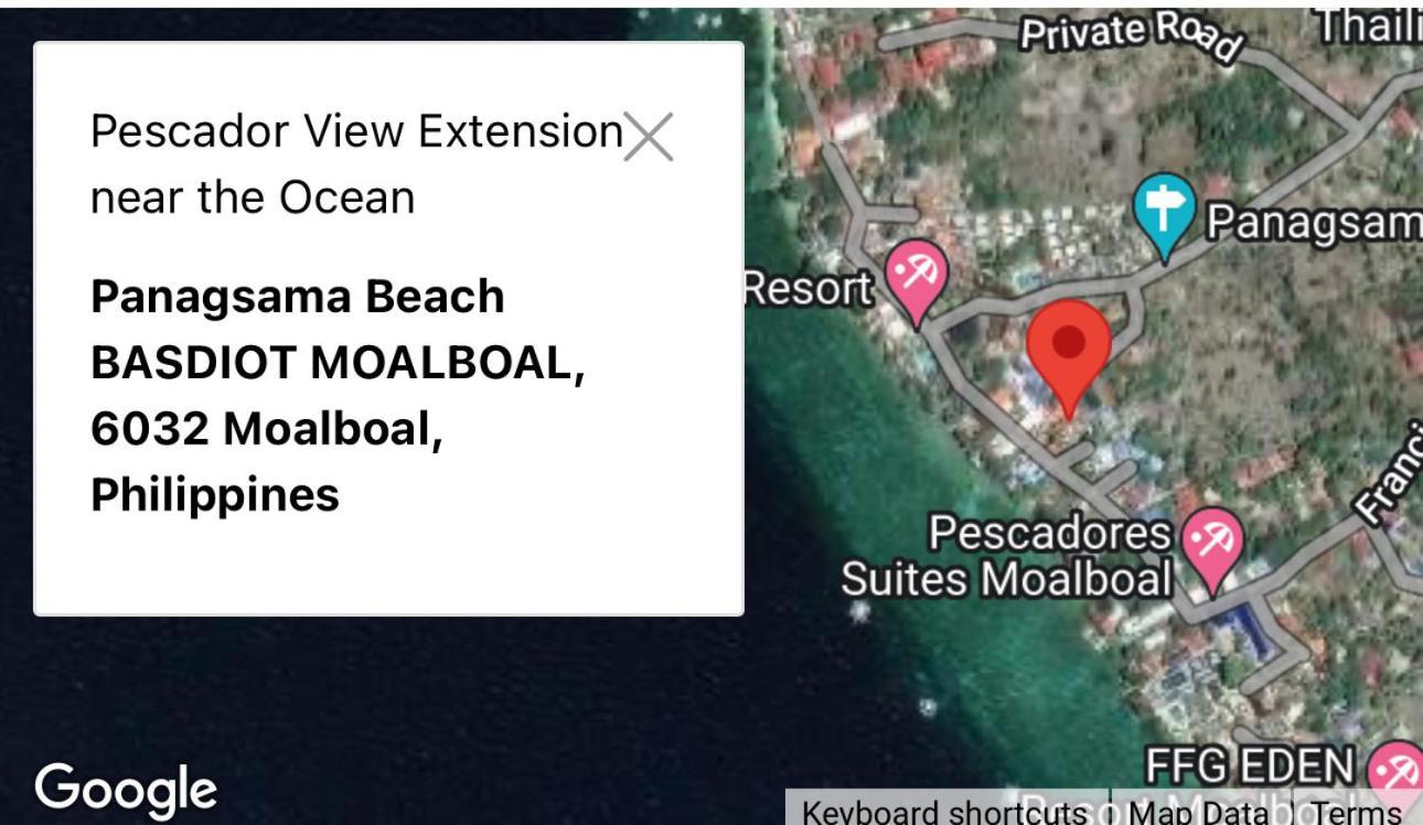 Pescador View - Beachfront & Nearby The Ocean Hostels & Restaurant Moalboal Rum bild